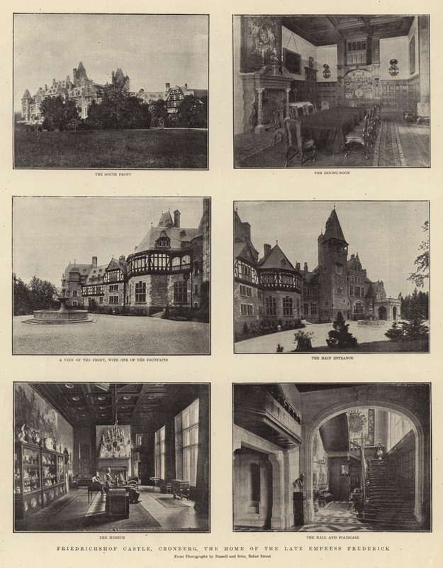 Zámek Friedrichshof, Cronberg, domov zesnulé císařovny Fridricha od English Photographer