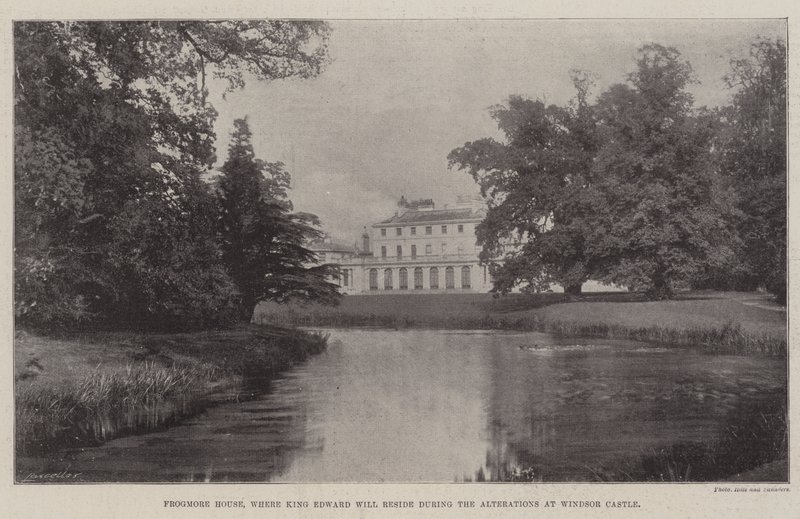 Frogmore House, kde bude král Edward bydlet během změn na hradě Windsor od English Photographer