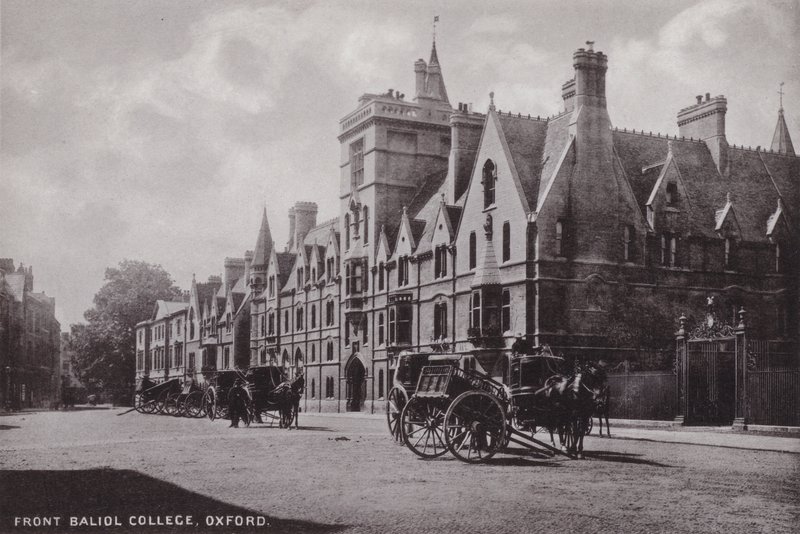 Přední Balliol College, Oxford od English Photographer
