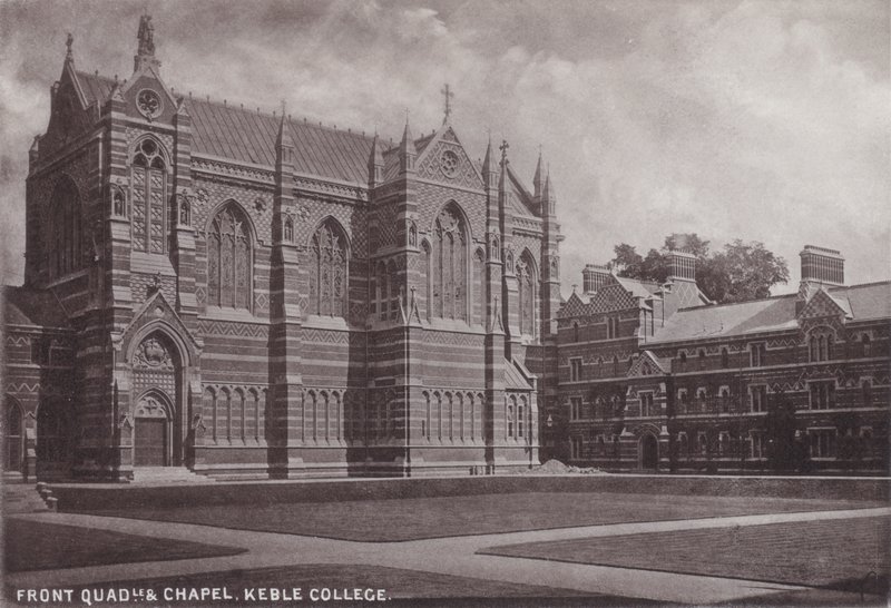 Přední čtyřúhelník a kaple, Keble College od English Photographer