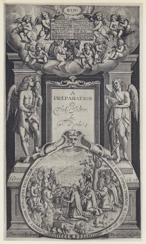 G Wither, Příprava k žaltáři, N Okes 1619 (čb foto) od English Photographer