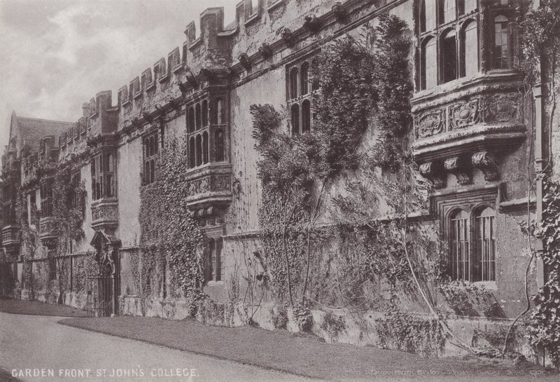 Garden Front St Johns College od English Photographer