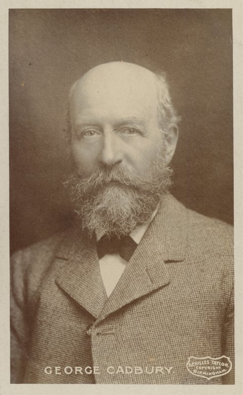 George Cadbury (1839-1922), anglický výrobce čokolády a aktivista v sociálních otázkách od English Photographer