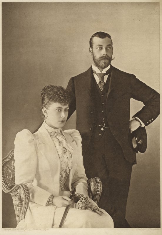 George, vévoda z Yorku, a jeho manželka, princezna Mary z Tecku od English Photographer