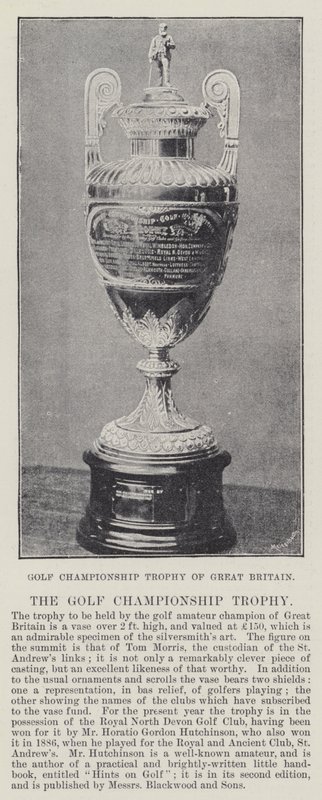 Golf Championship Trophy Velké Británie od English Photographer