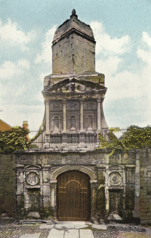 Gonville and Caius College, brána cti od English Photographer