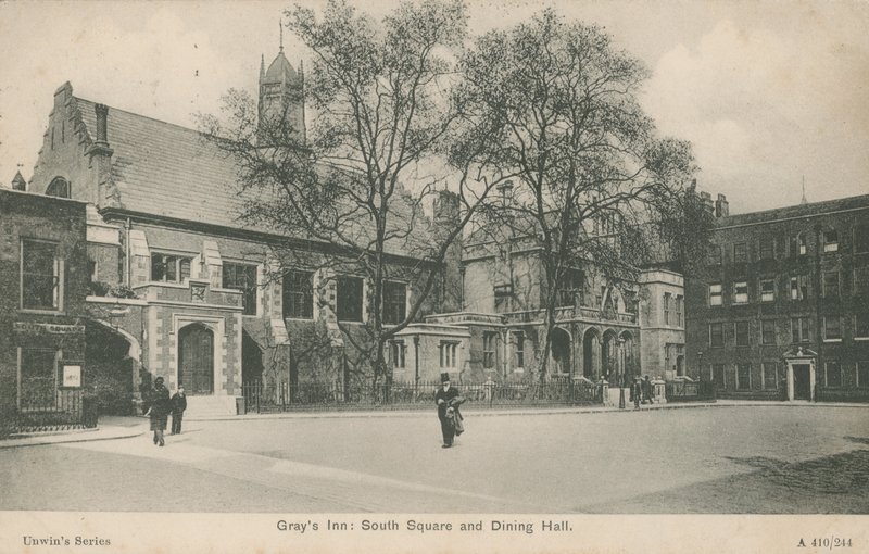 Grays Inn, South Square and Dining Hall, Londýn od English Photographer