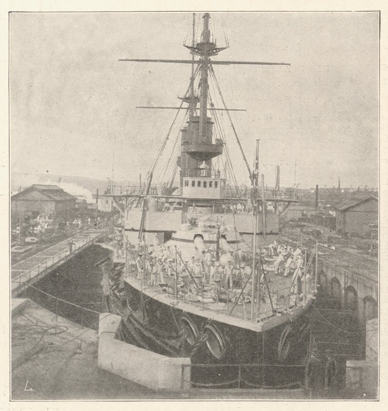 HMS Implacable, kterou objednal princ Louis z Battenbergu od English Photographer