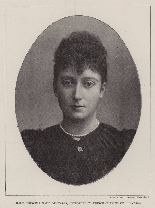 Jeho královská výsost princezna Maud z Walesu, zasnoubená s princem Charlesem z Dánska od English Photographer
