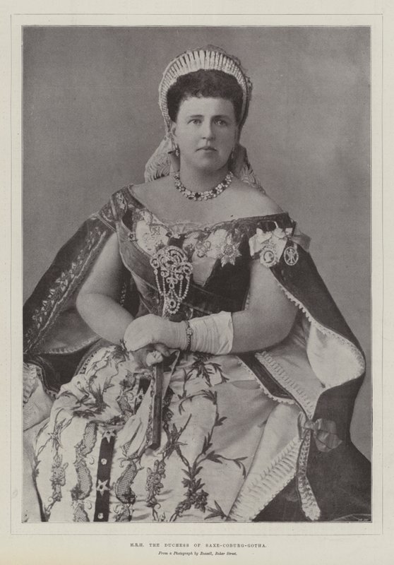 HRH vévodkyně ze Saxe-Coburg-Gotha od English Photographer