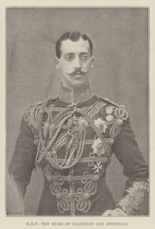 Jeho královská výsost vévoda z Clarence a Avondale od English Photographer
