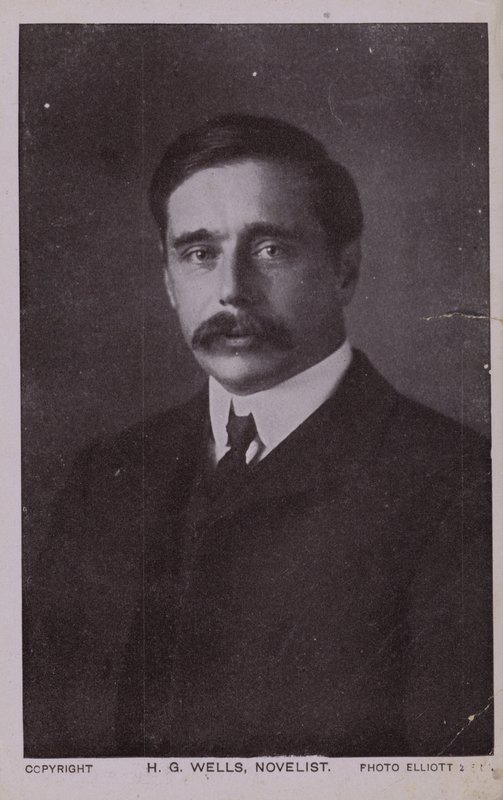 H G Wells (1866-1946), anglický romanopisec od English Photographer