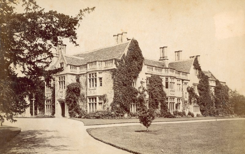 Hannington Hall, Wilts (černobílá fotografie) od English Photographer