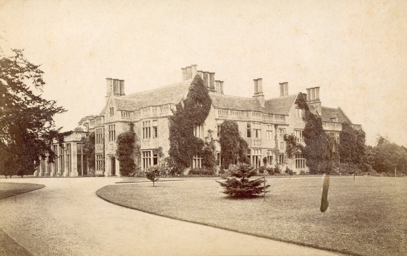Hannington Hall, Wilts (černobílá fotografie) od English Photographer