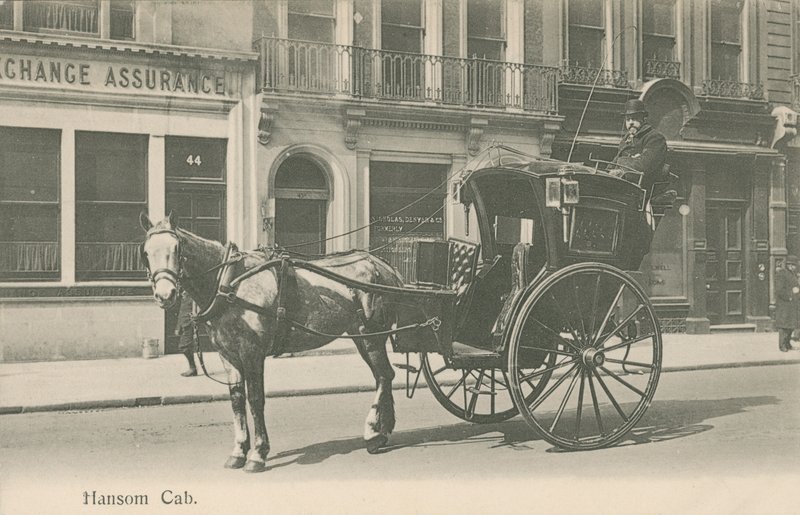 Hansom Cab, Londýn od English Photographer