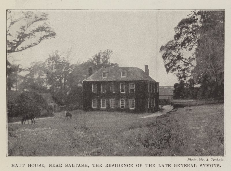 Hatt House, poblíž Saltash, rezidence zesnulého generála Symonse od English Photographer