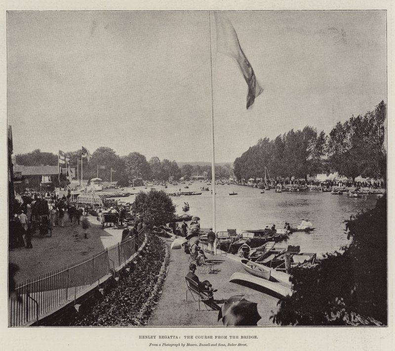 Henley Regatta, kurz z můstku od English Photographer