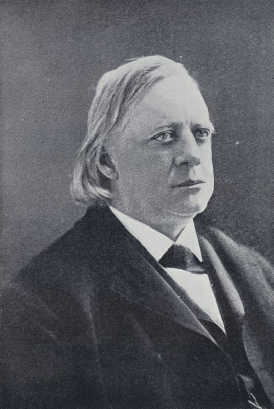 Henry Ward Beecher (černobílá fotografie) od English Photographer