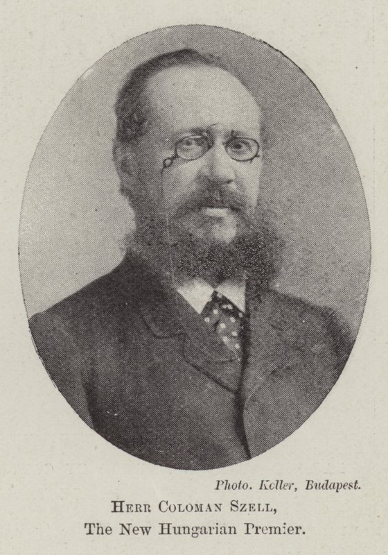 Herr Coloman Szell, nový maďarský premiér od English Photographer