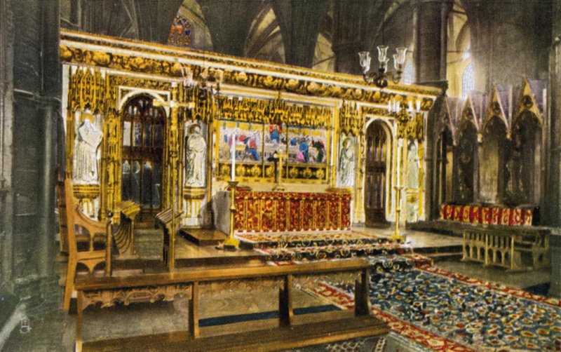 Hlavní oltář, Westminster Abbey, Londýn od English Photographer