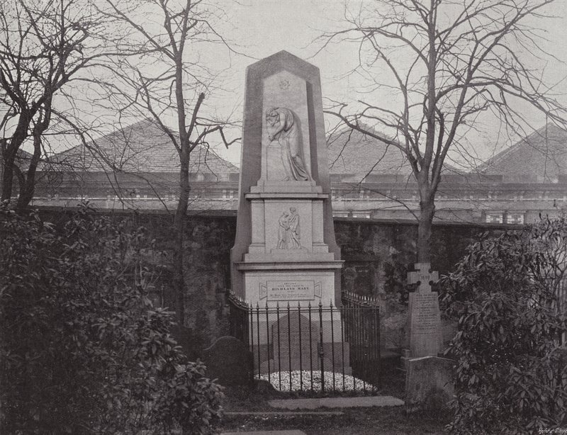 Highland Marys Grave, Greenock od English Photographer