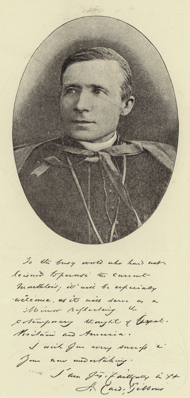 Jeho Eminence kardinál Gibbons, arcibiskup baltimorský od English Photographer