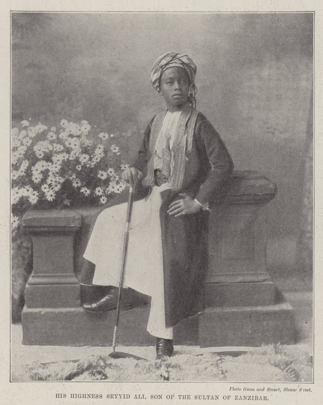 Jeho Výsost Seyyid Ali, syn sultána ze Zanzibaru od English Photographer