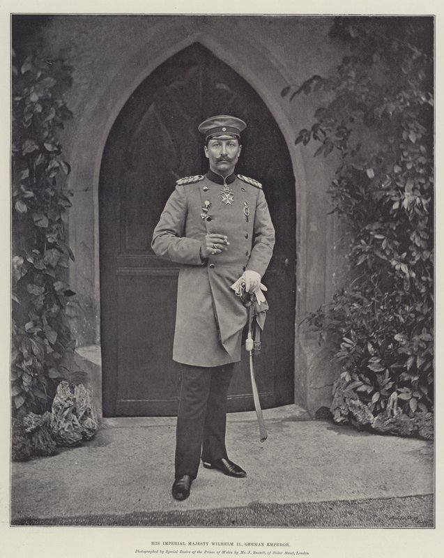 Jeho císařské veličenstvo Wilhelm II., německý císař od English Photographer