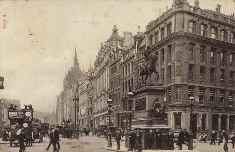 Holborn Circus, Londýn od English Photographer