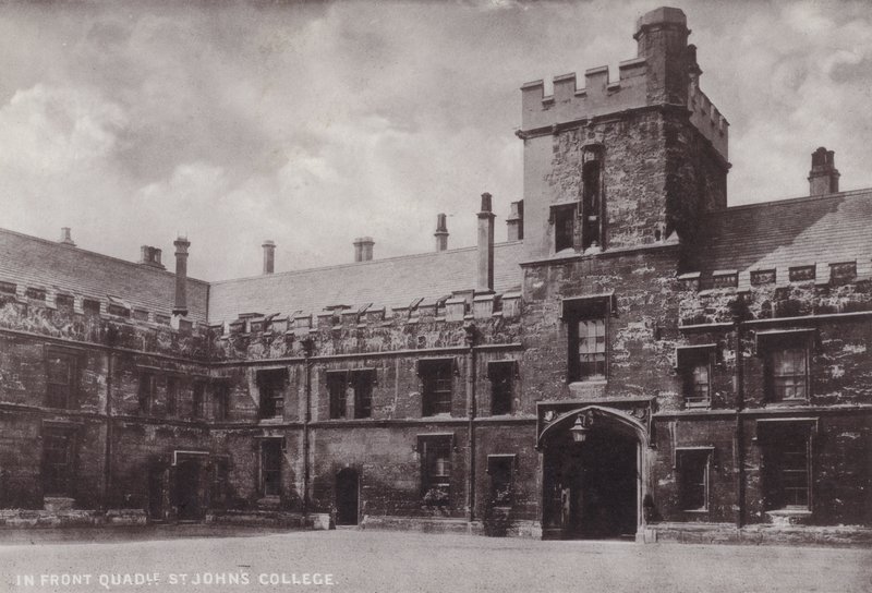 V předním čtyřúhelníku, St Johns College od English Photographer