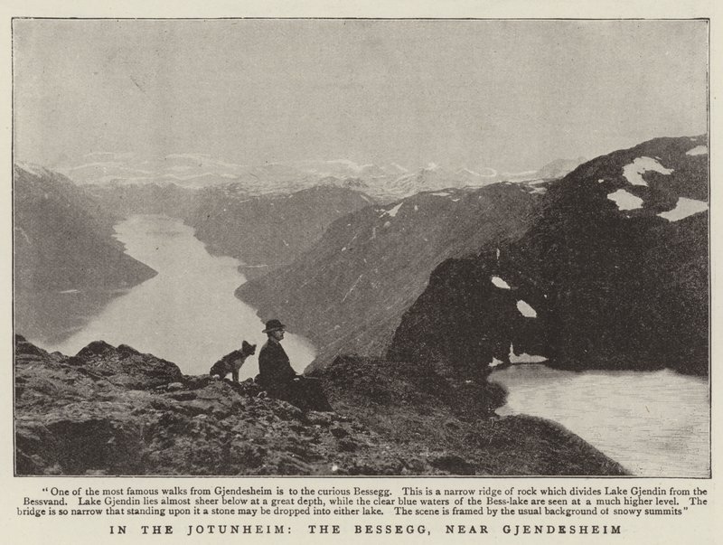 V Jotunheimu, Bessegg, poblíž Gjendesheimu od English Photographer