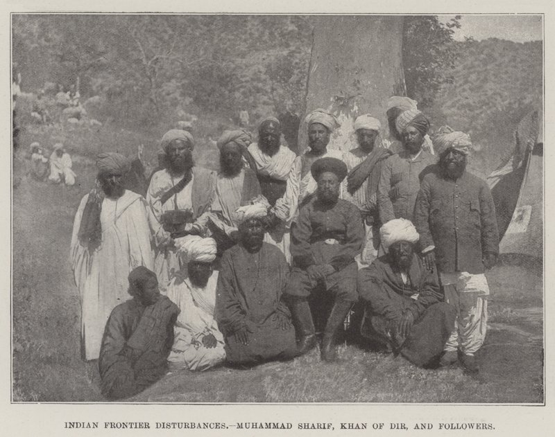Indické pohraniční poruchy, Muhammad Sharif, Khan of Dir a následovníci od English Photographer