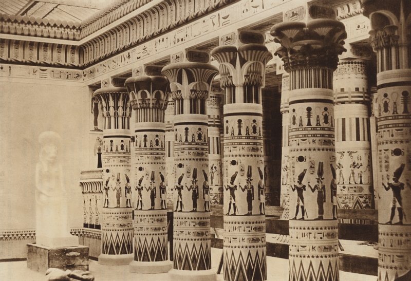 Interiér Egyptského muzea s Philae Portico od English Photographer