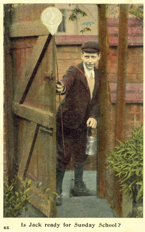 Je Jack připravený na nedělní školu? (barevné foto) od English Photographer