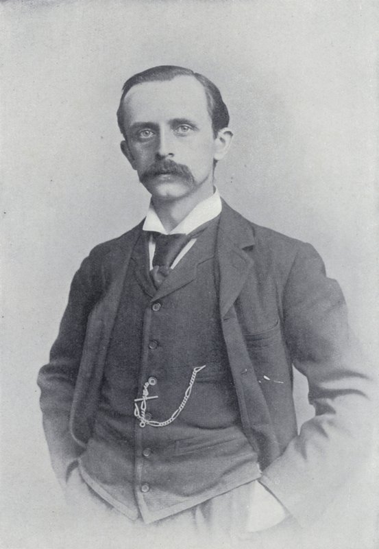 James M Barrie (černobílá fotografie) od English Photographer