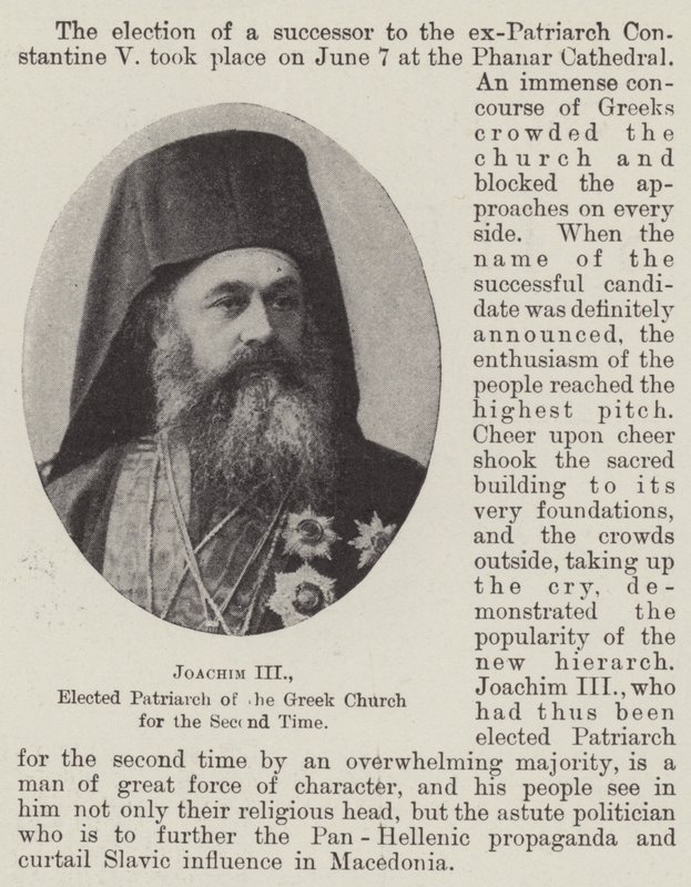 Joachim III., podruhé zvolen patriarchou řecké církve od English Photographer