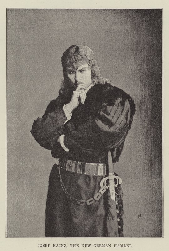 Josef Kainz, nový německý Hamlet od English Photographer