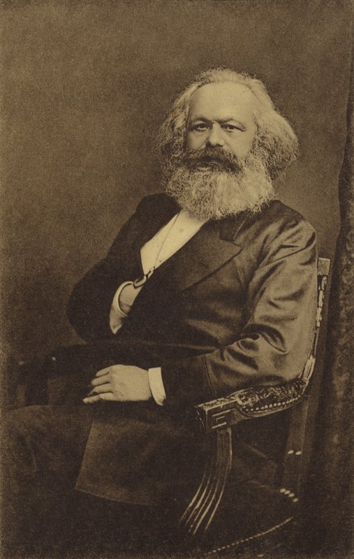 Karel Marx (1818-1883), německý filozof, ekonom, historik a politický teoretik. od English Photographer