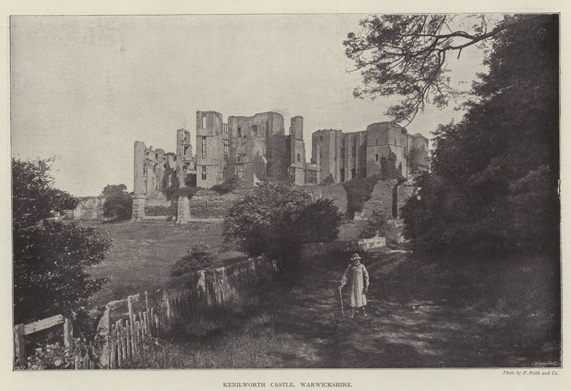 Hrad Kenilworth, Warwickshire od English Photographer