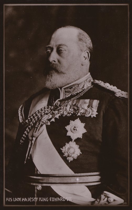 Král Edward VII (čb fotografie) od English Photographer