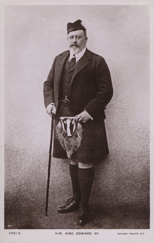 Král Edward VII (čb fotografie) od English Photographer