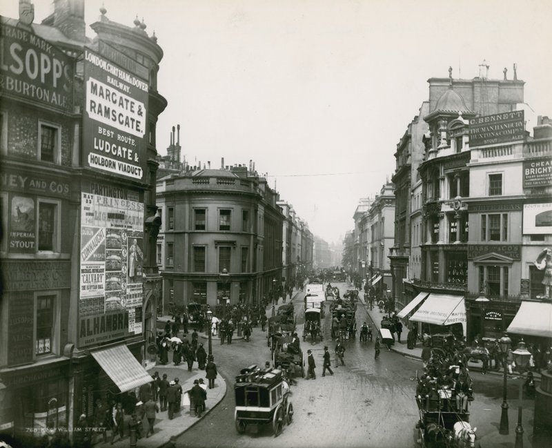 King William Street, Londýn od English Photographer