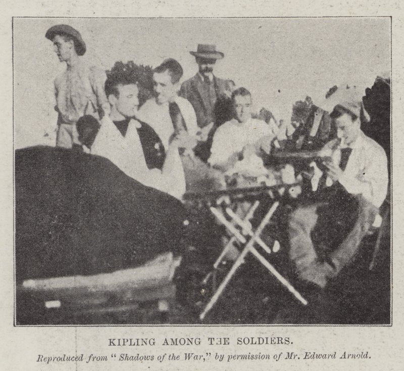 Kipling mezi vojáky od English Photographer