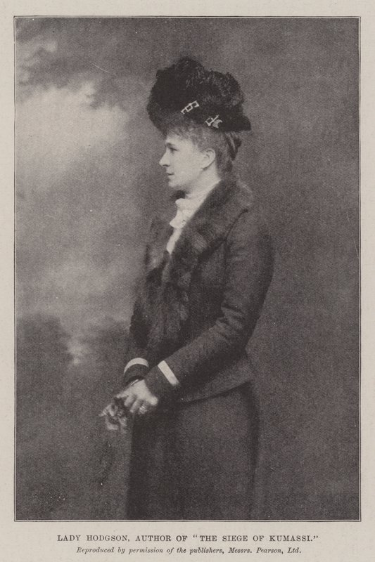 Lady Hodgson, autorka Obležení Kumassi od English Photographer