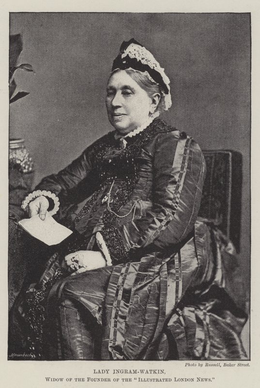Lady Ingram-Watkin, vdova po zakladateli Illustrated London News od English Photographer