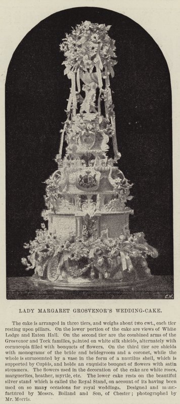 Svatební dort Lady Margaret Grosvenors od English Photographer