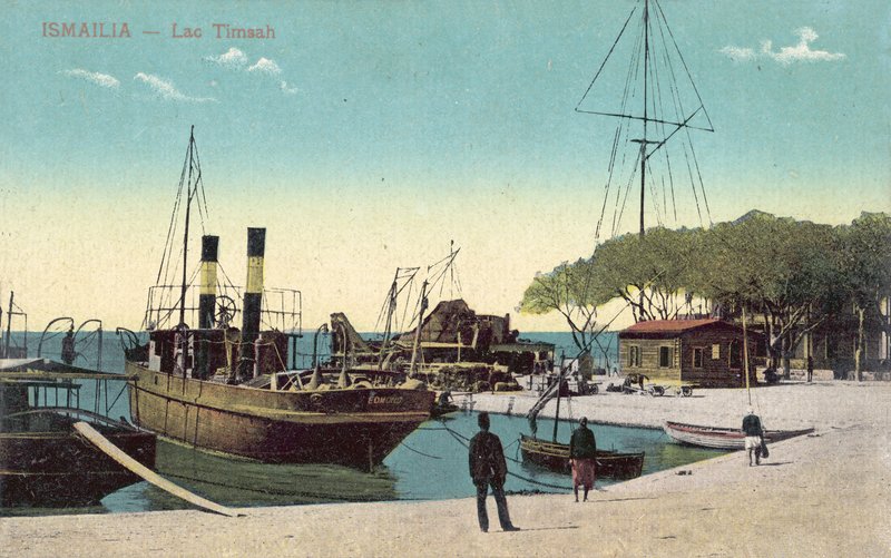 Jezero Timsah, Ismailia, Egypt (barevná fotografie) od English Photographer