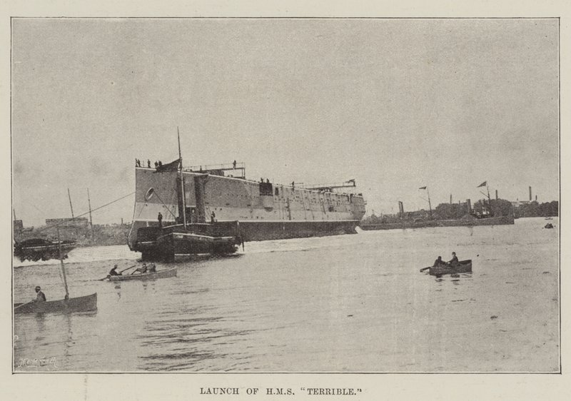 Spuštění HMS Terrible od English Photographer