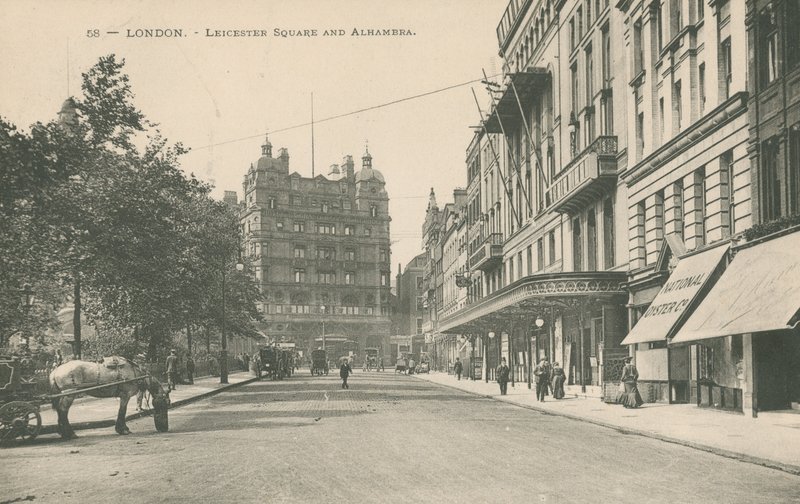 Leicester Square a Alhambra, Londýn od English Photographer