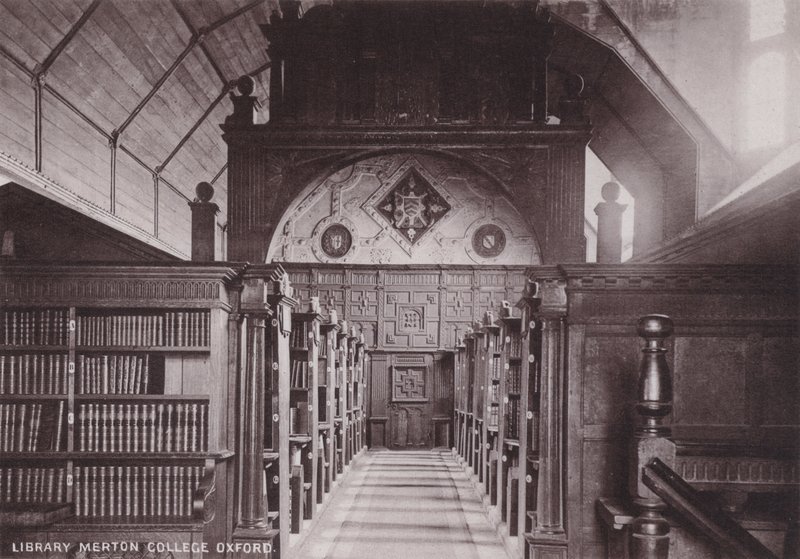 Knihovna Merton College Oxford od English Photographer